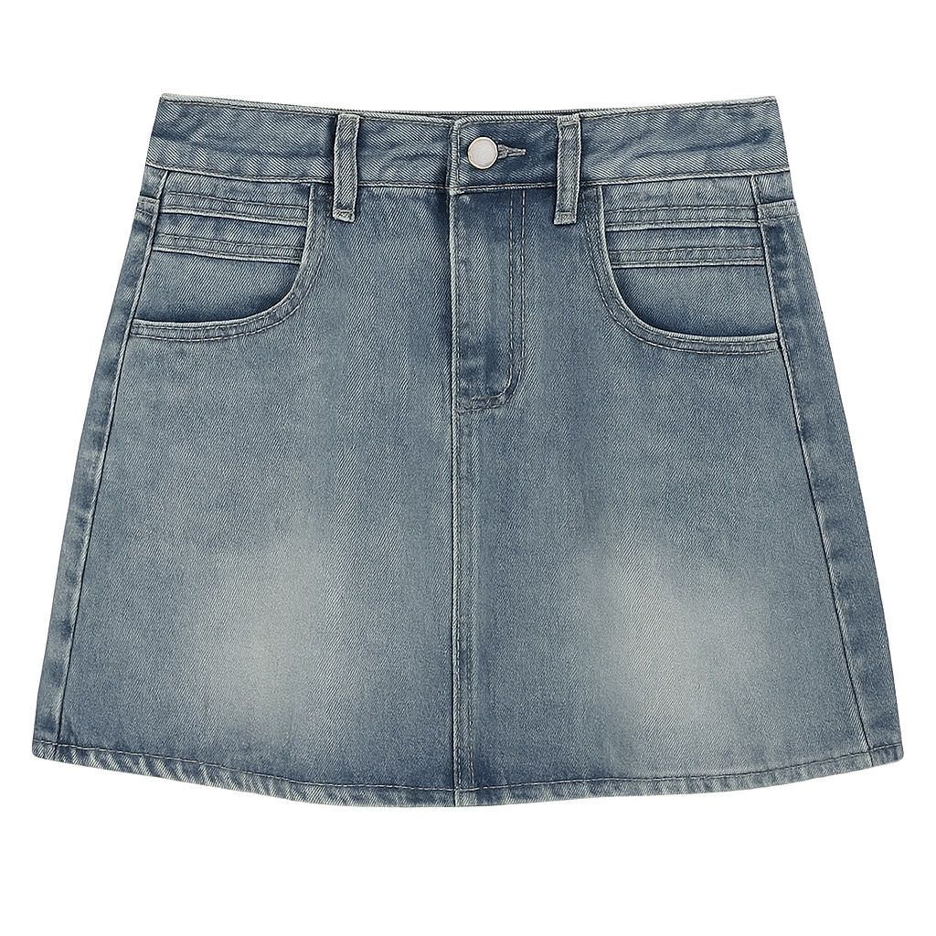 Y2k Retro Denim Skirt