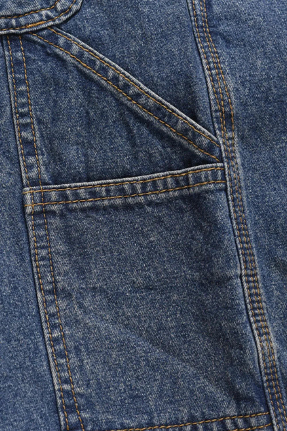 Washed Denim Bermuda Shorts