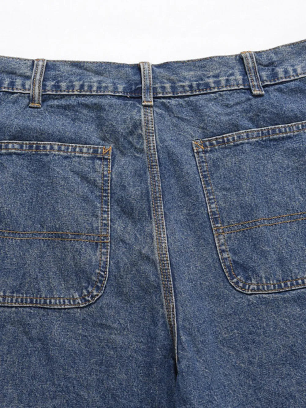 Washed Denim Bermuda Shorts